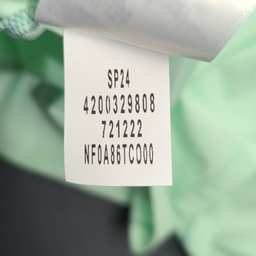 The North Face Shirt Women's 3XL Aqua Green Plus Dune Sky Short Sleeve NWT - Picture 12 of 13